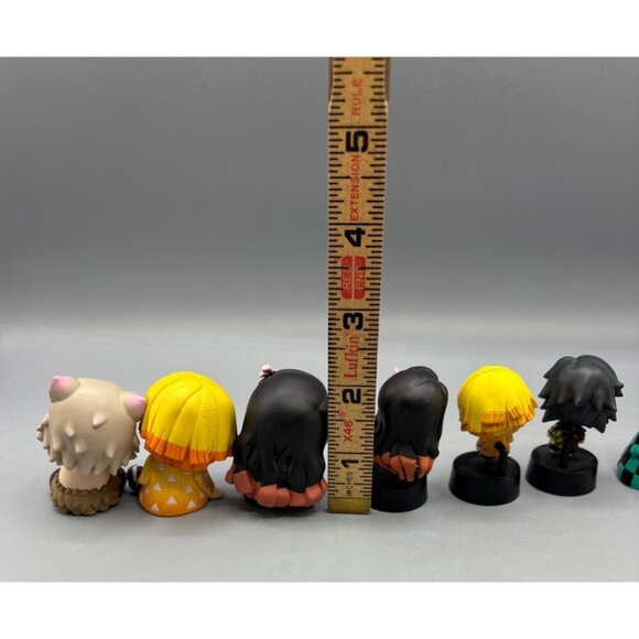 "Demon Slayer: Kimetsu No Yaiba" Chibi Figures Set Of‎ 7 Anime Toy Collectible - Picture 7 of 7